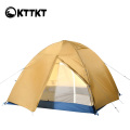 2.8kg yellow Trekking Camping tent wind resistant